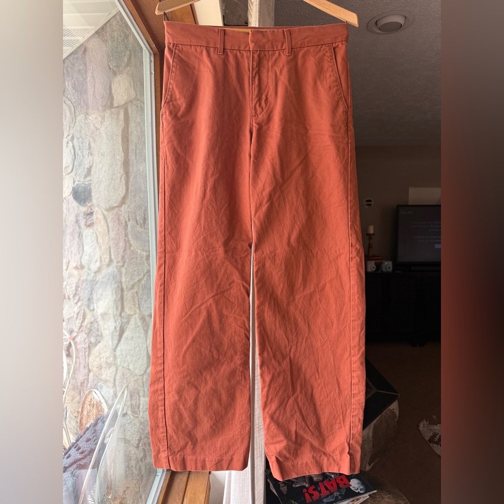 Levi's Women's Wide-Leg Trousers in Rust Orange